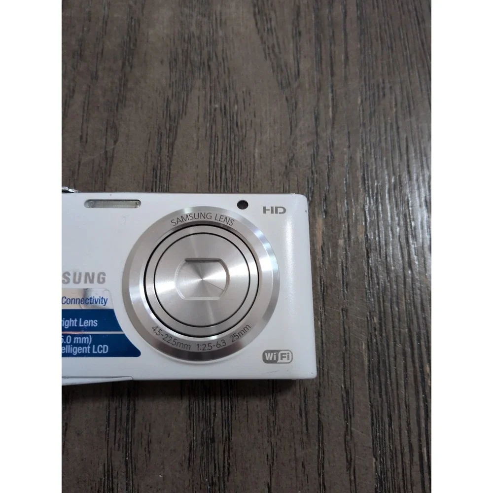 Samsung ST150F 16.2MP Smart Wifi Digital Compact Camera White Tested Memory Card